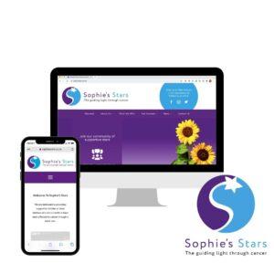 Sophie's Stars website on desktop and mobile